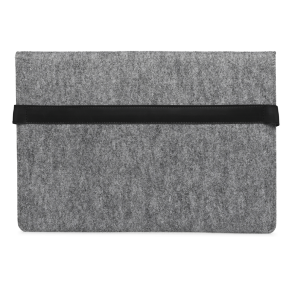 pochette d'ordinateur gris femme