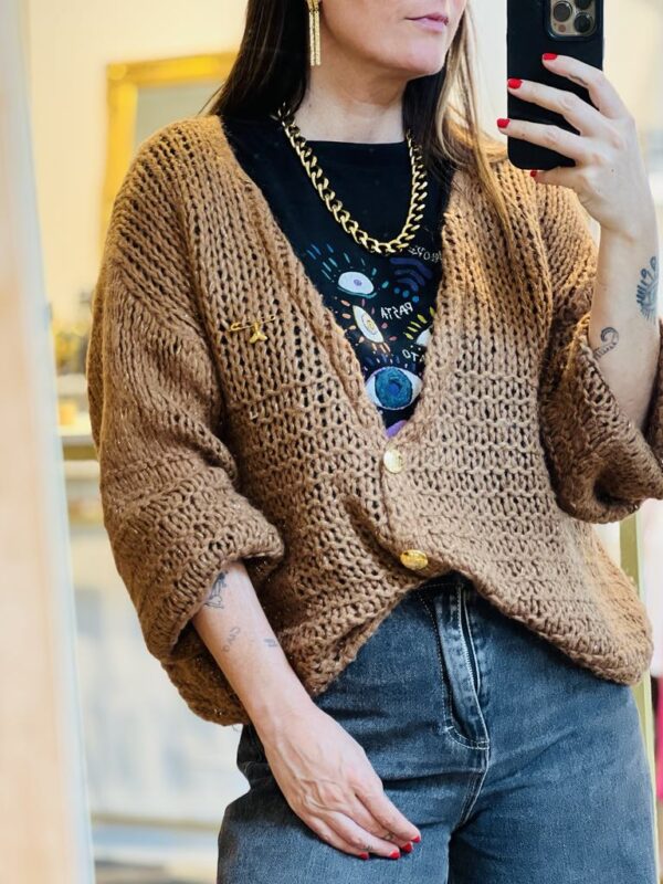 G011 gilet TERRACOTTA2